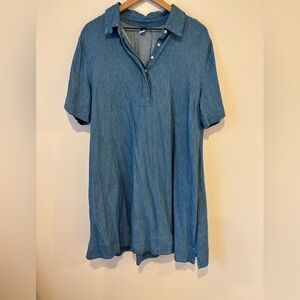 Old Navy Chambray Dress in Size Large Tall